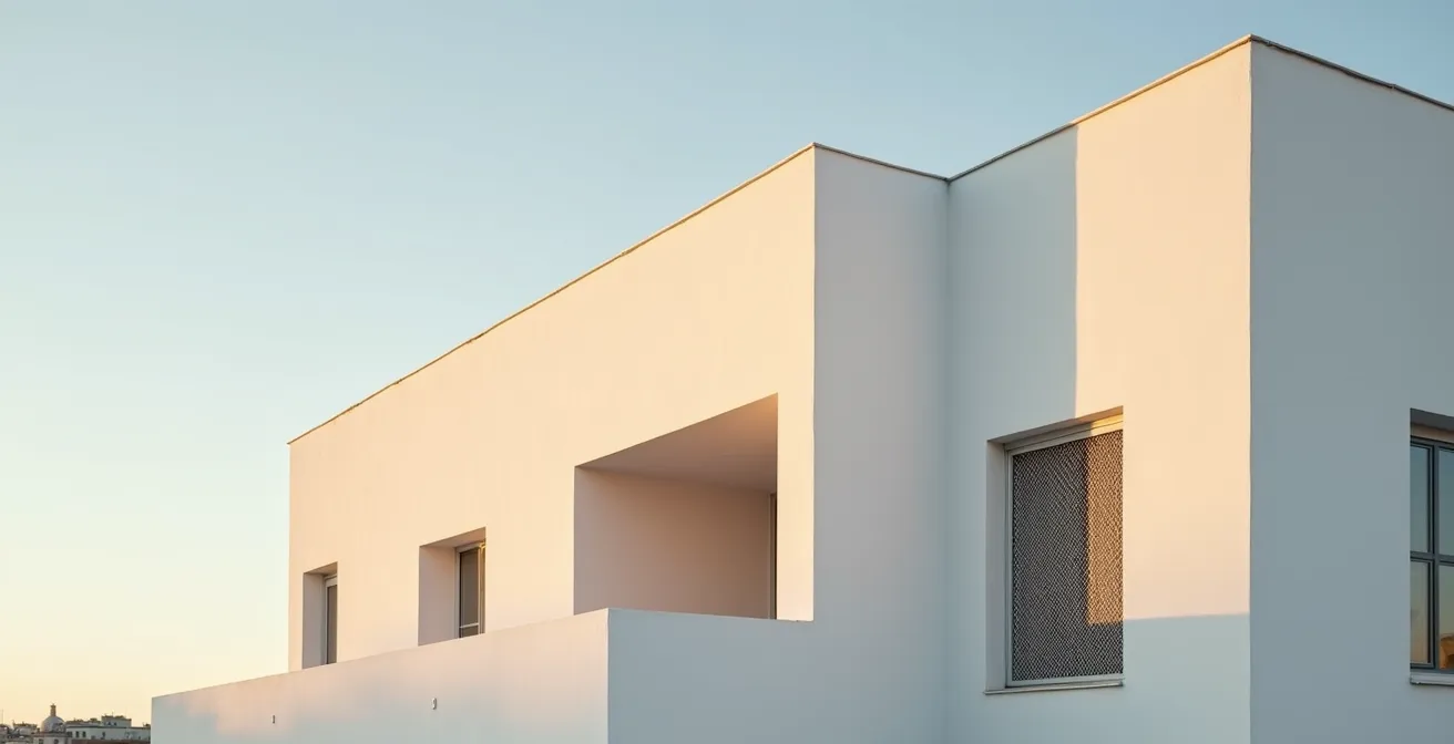 Vue architecturale d'un bâtiment marseillais sécurisé contre les nuisibles